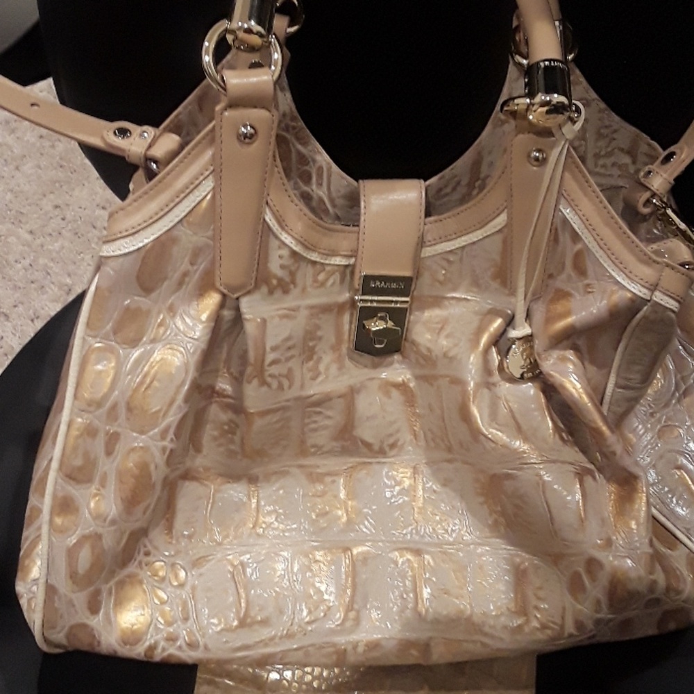 Beautiful gold  brahmins bag.